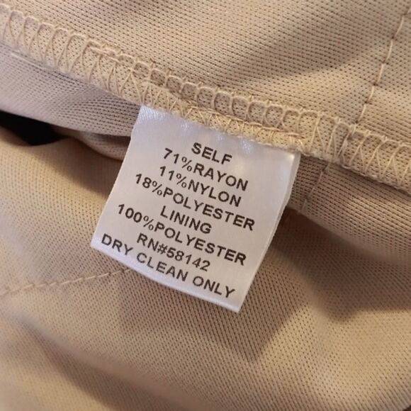 London Times Gold Ruffled and Layered Dress. Cocktail. Evening. Wedding. - Picture 7 of 9